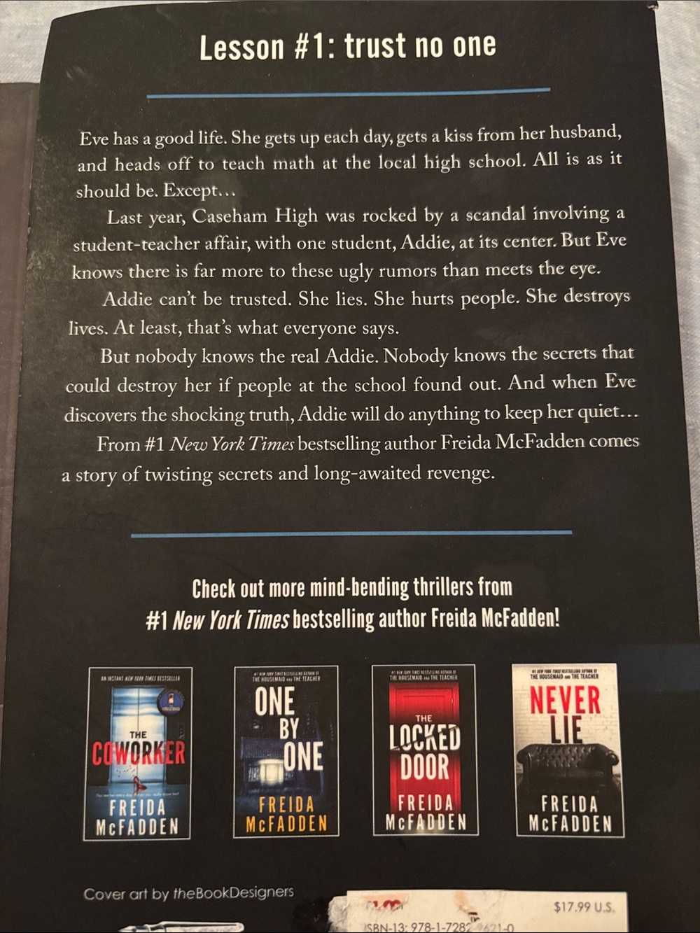 Freida McFadden The Coworker & The Teacher Thriller Paperbacks - Picture 5 of 7